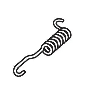 Dexter Axle 04610100 Retractor Spring for Heavy-Duty Trailers and Equipment