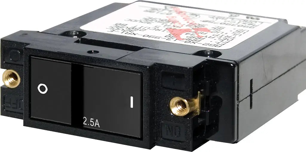 Blue Sea Systems Circuit Breaker SC1 Flat Rocker 2.5A - Reliable Overload Protection