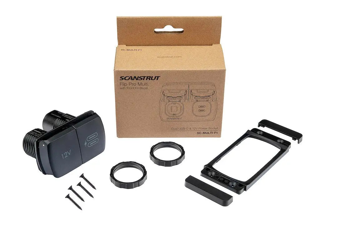 Scanstrut Flip Pro Multi - Dual USB-C & 12V Power Outlet