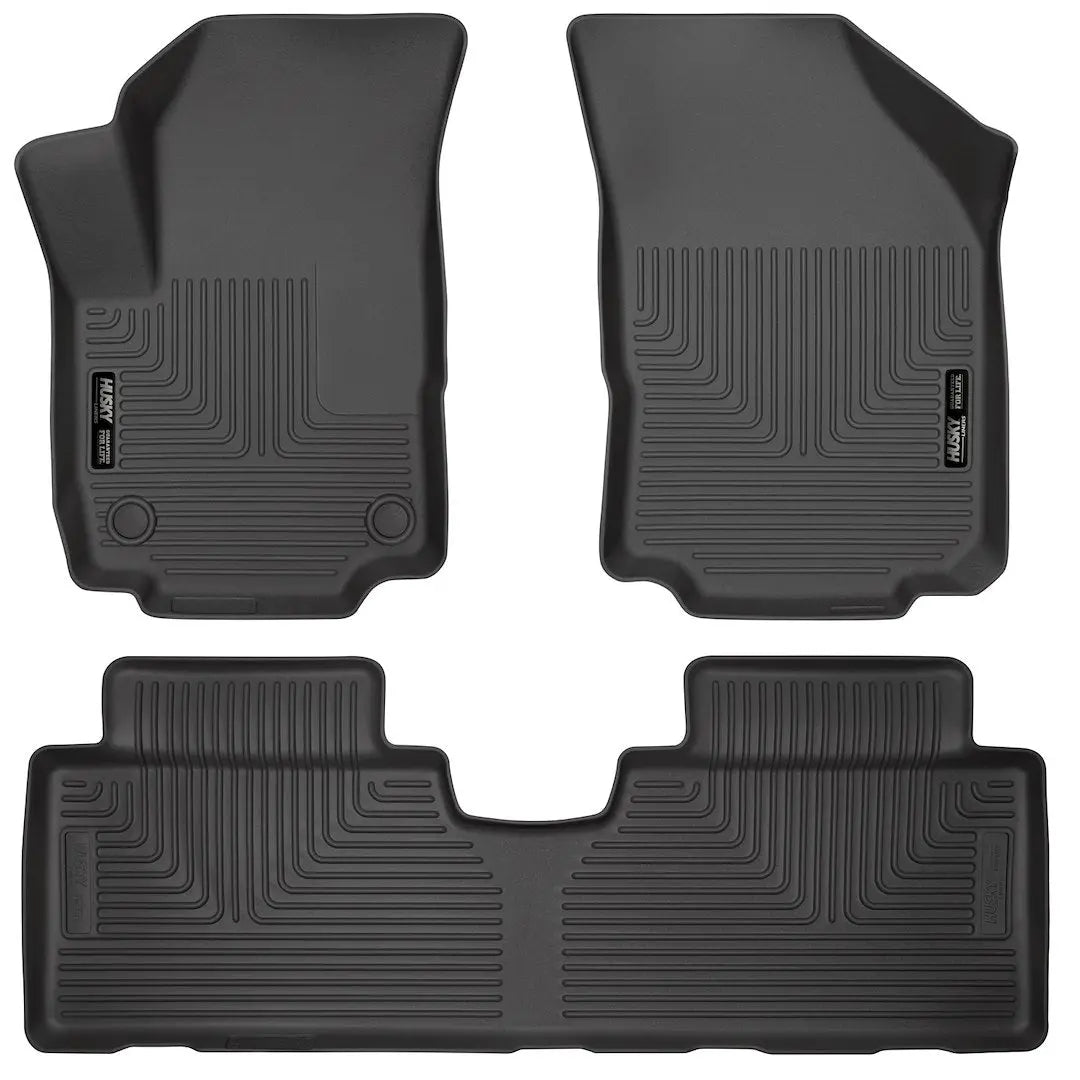 HUSKYLINER Custom Molded WeatherBeater Floor Mats for Chevrolet Equinox (2018-2024) - Part 99131