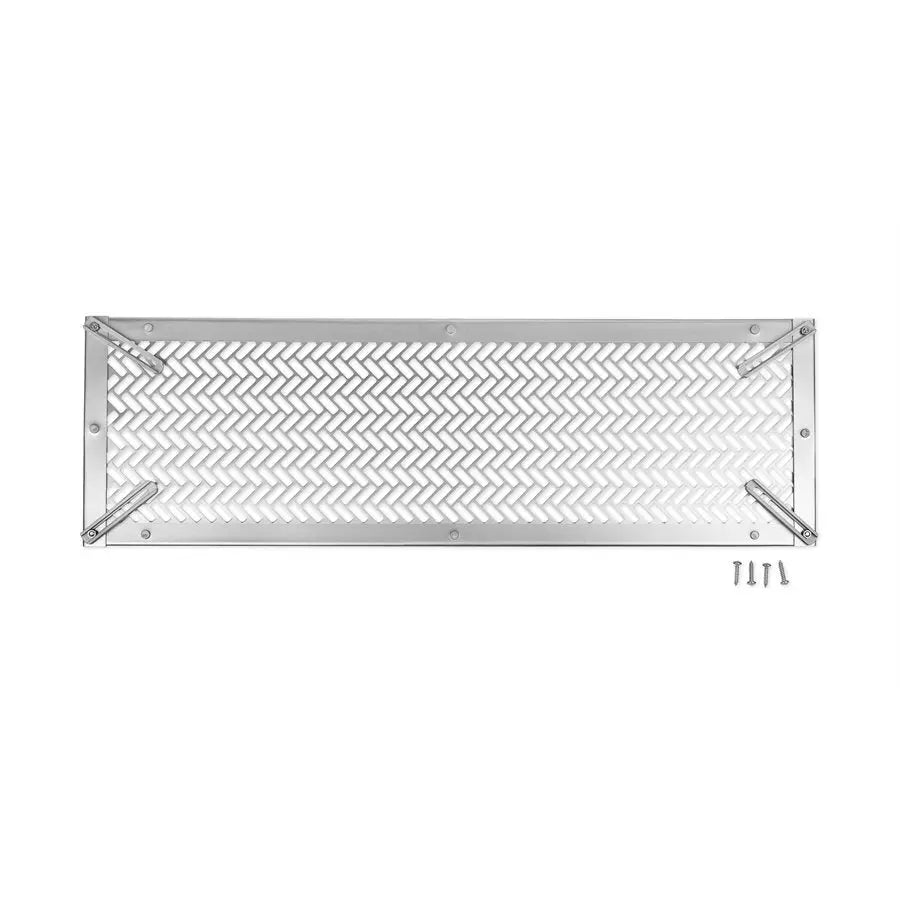 Camco Premium Aluminum Screen Door with Grille - Durable and Stylish Exterior Access