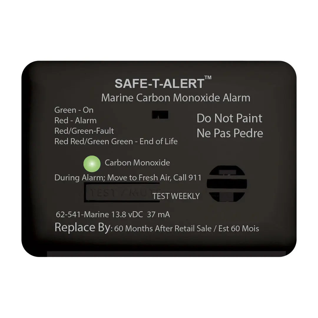 MTI Industry Marine CO Detector Surface Mount Black (Part #62541BLMAR)