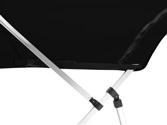 Carver 8PONRCLA02 Replacement Pontoon Top Canvas in Sun Black, 8 Feet