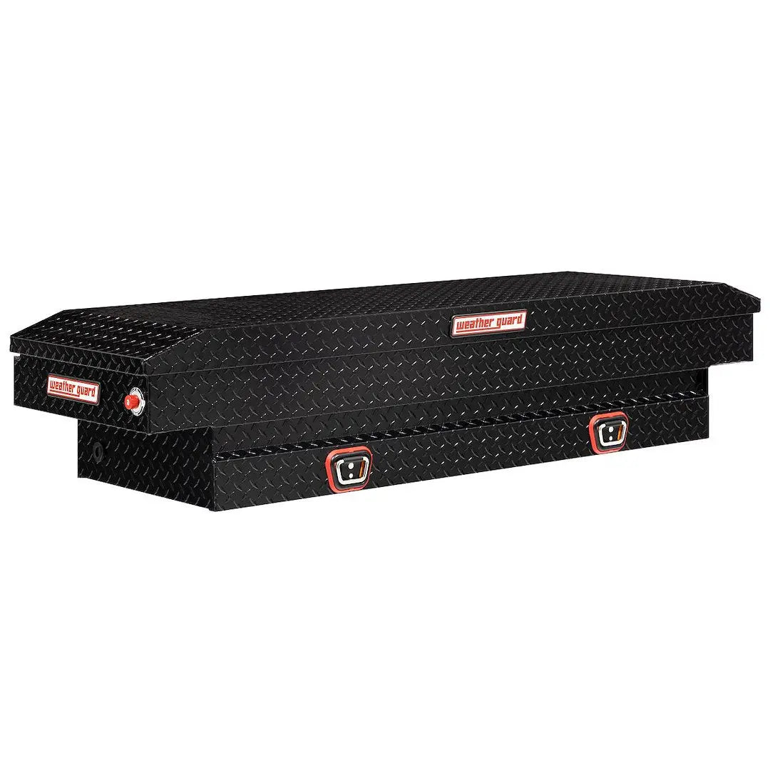 WeatherGuard Aluminum Gloss Black Combination Saddle - Part #154503
