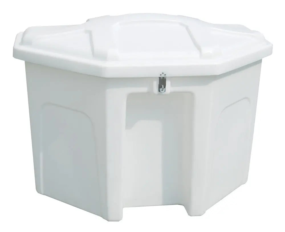 Taylor Made Triangle Poly Box - White with Recess, Part Number 123661