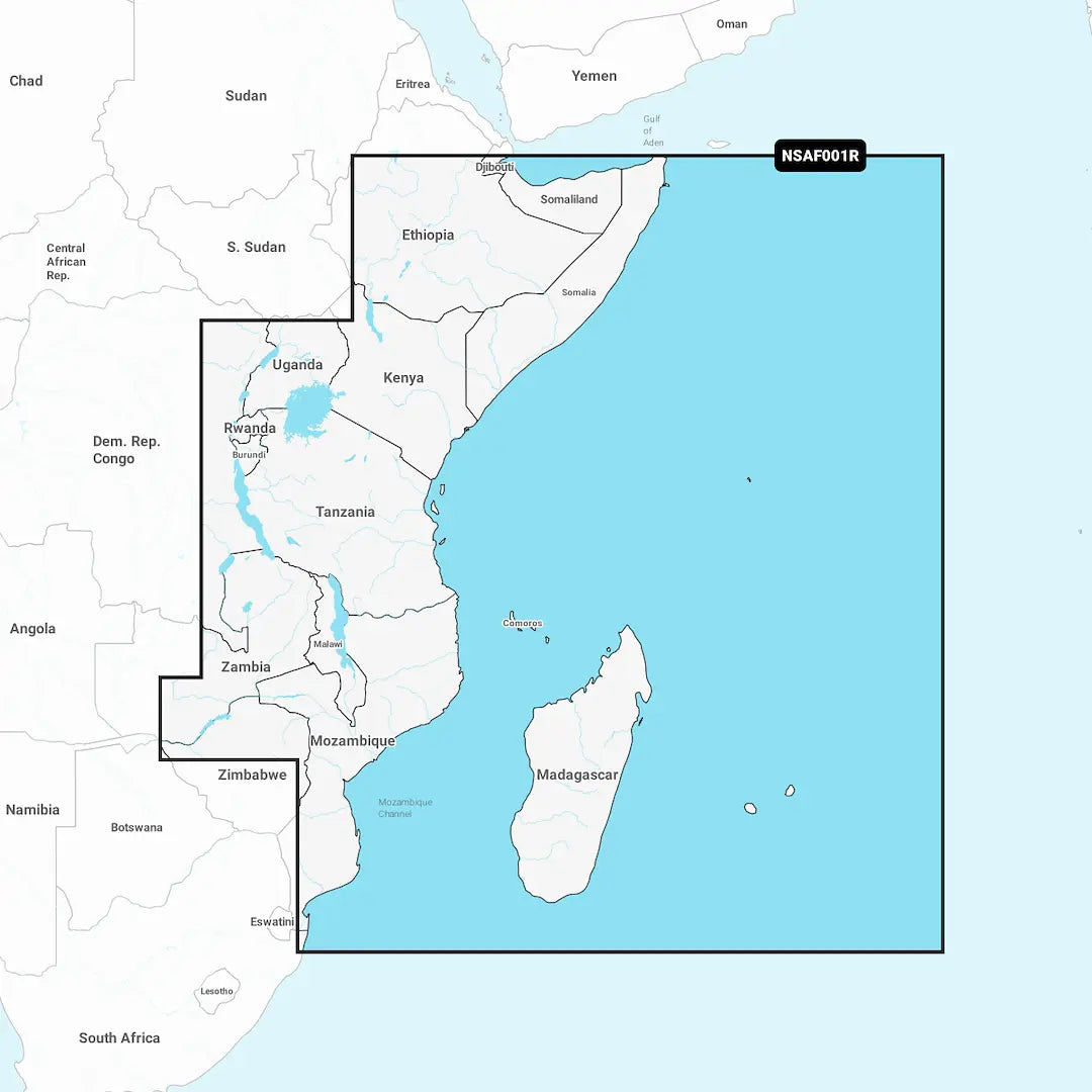 Garmin Carto Africa East with Navionics+ - Reliable Marine Navigation System