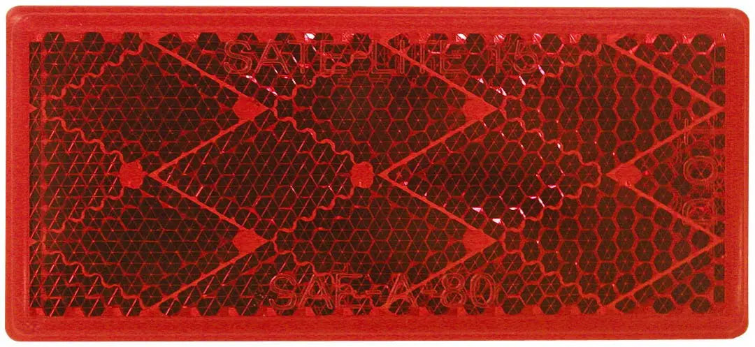 Peterson Manufacturing V483R 3-1/8 x 1-3/8 Inch Rectangular Reflector