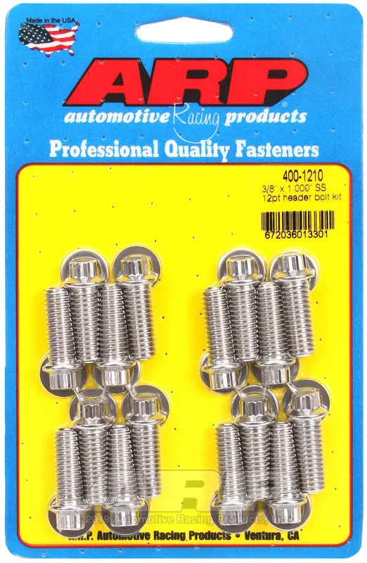 ARP HDR Bolt Kit 12 Point - Part Number 4001210 for Heavy-Duty Applications