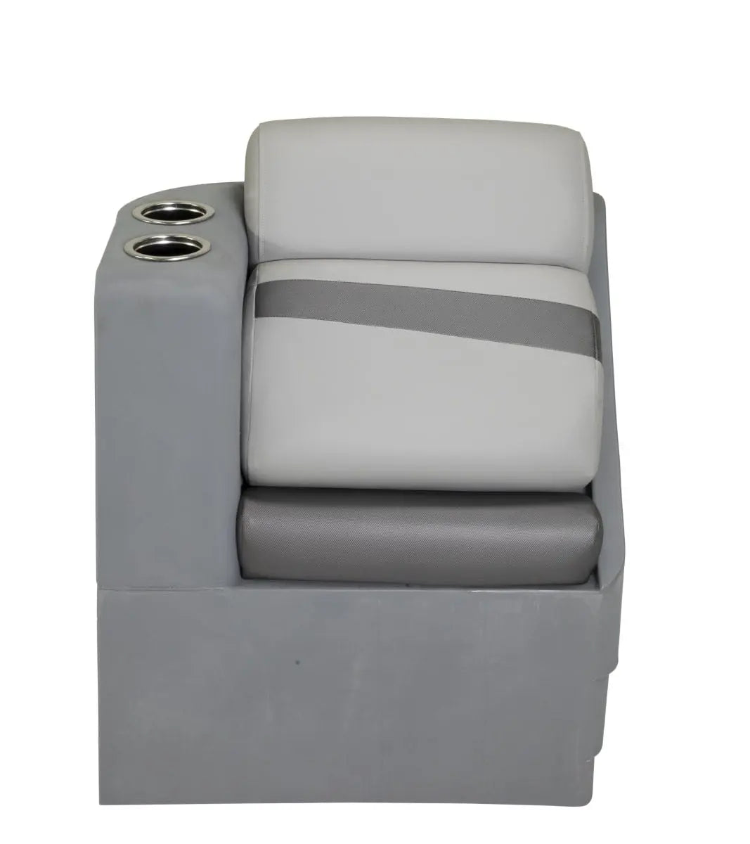 Taylor Made 17' Left Chaise Lounge in Charcoal