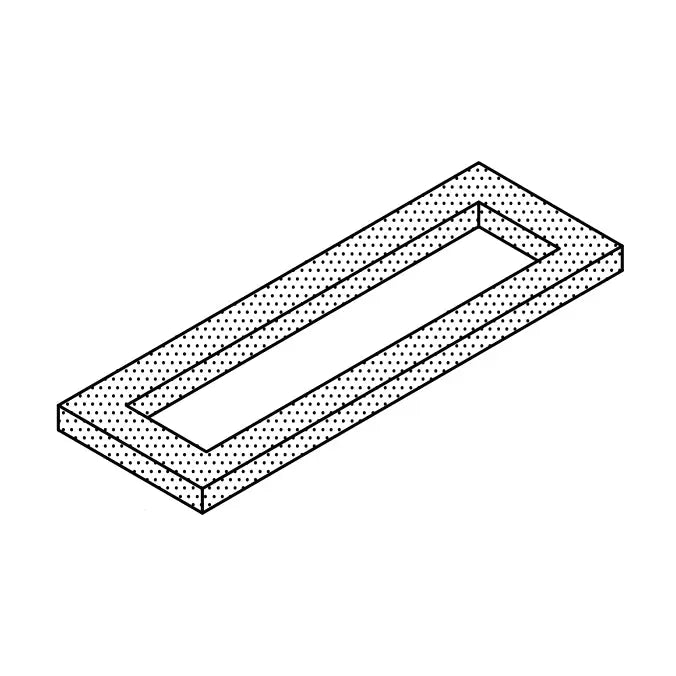 Suburban Manufacturing Bottom Duct Gasket - Part Number 070853