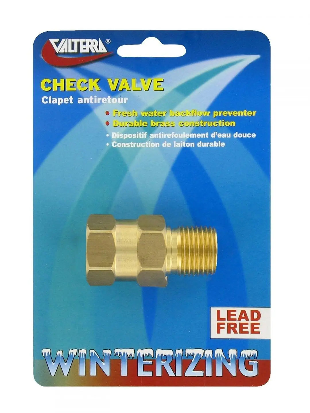 Valterra LLC 1/2 Inch Brass Check Valve – Durable and Reliable Flow Control