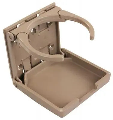 JR Products Adjustable Cup Holder in Tan – Part Number 45623