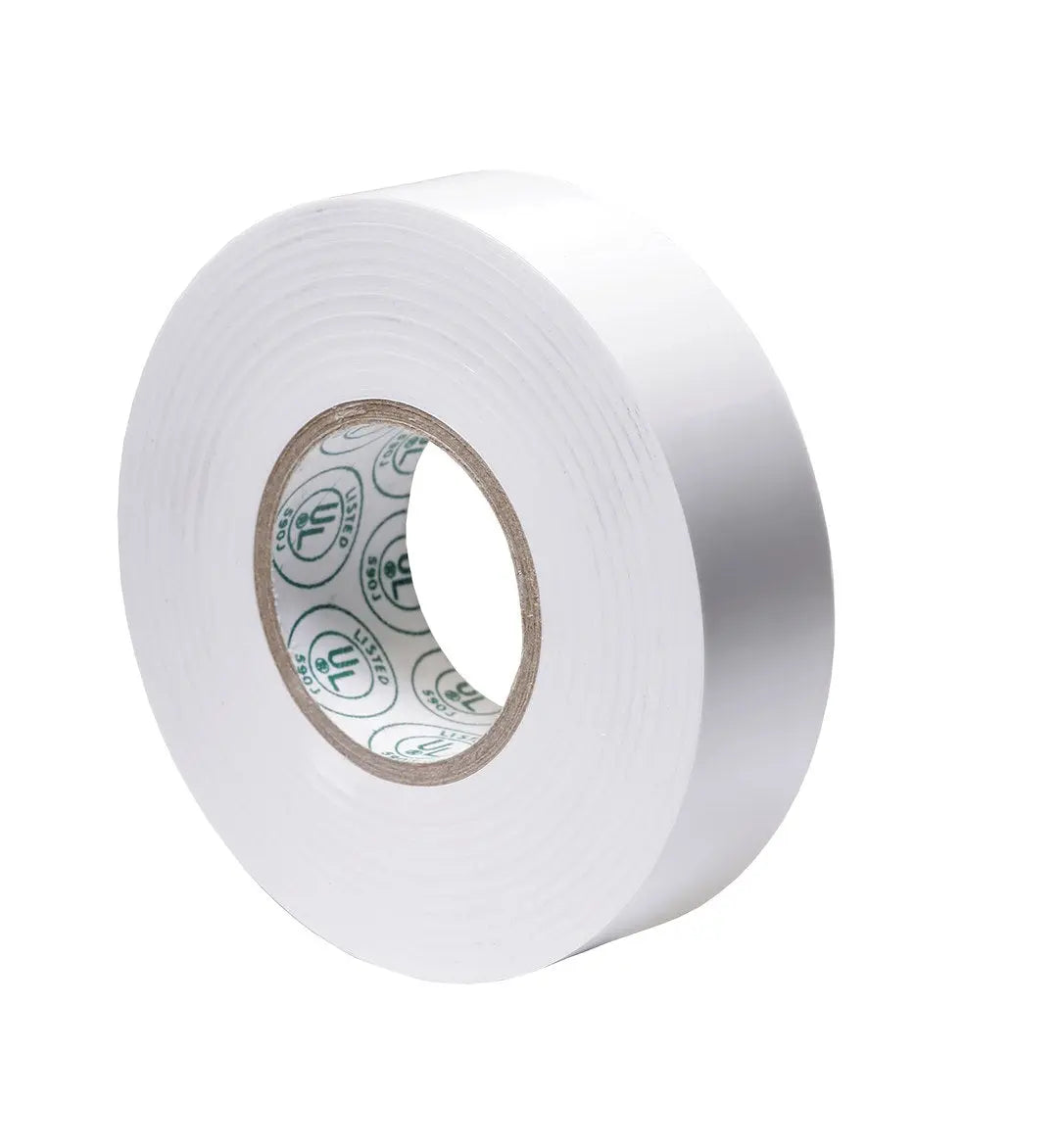 ANCOR 337066 3/4" x 66' White Polyurethane Tape, 7 Mil Thickness