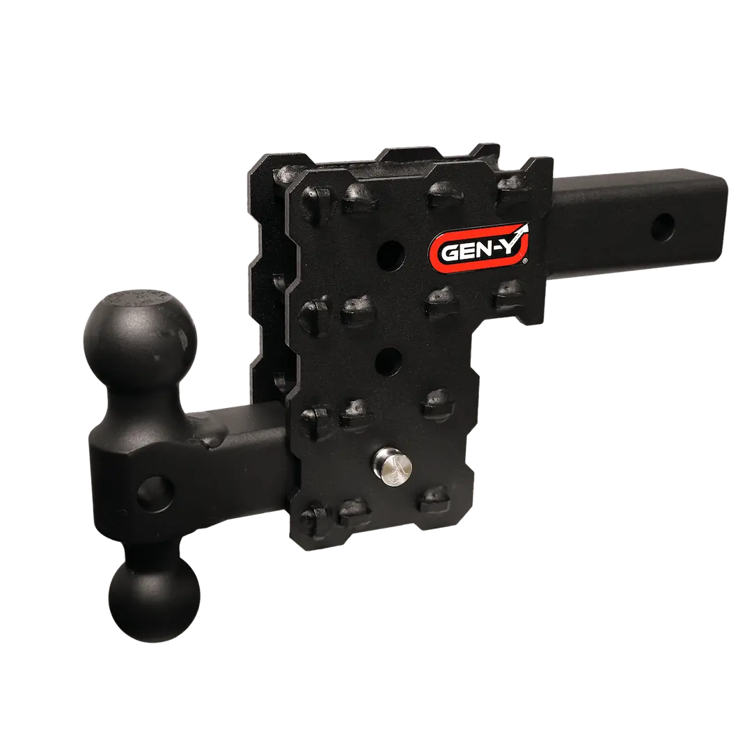 GEN-Y HITCH Phantom-X 2' Solid Shank - 4.5' Drop for Heavy Duty Towing