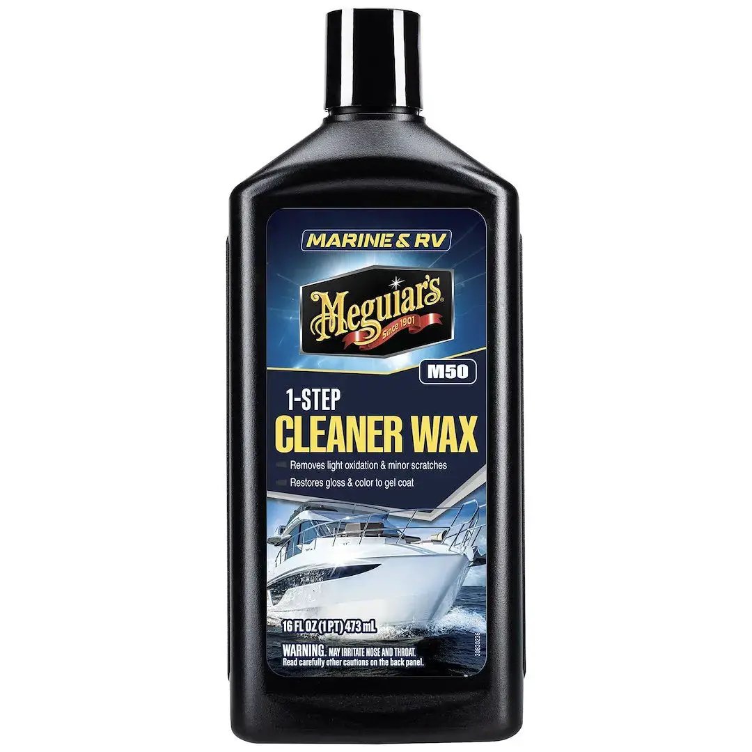 Meguiar's Wax M5016 Boat and RV Cleaner Wax - Liquid Formula for Superior Protection by MEGUIARS WAX