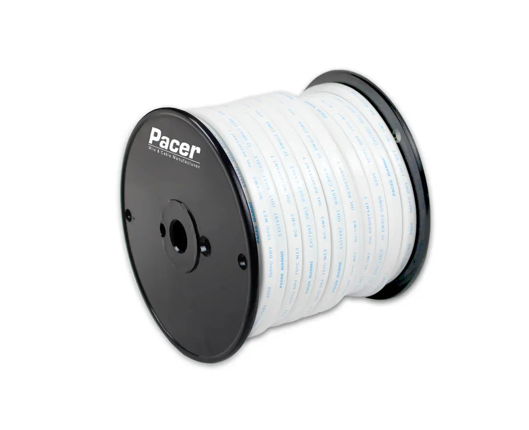 PACER WR142RYW10 14/2R UL Boat Cable, 100 ft Length