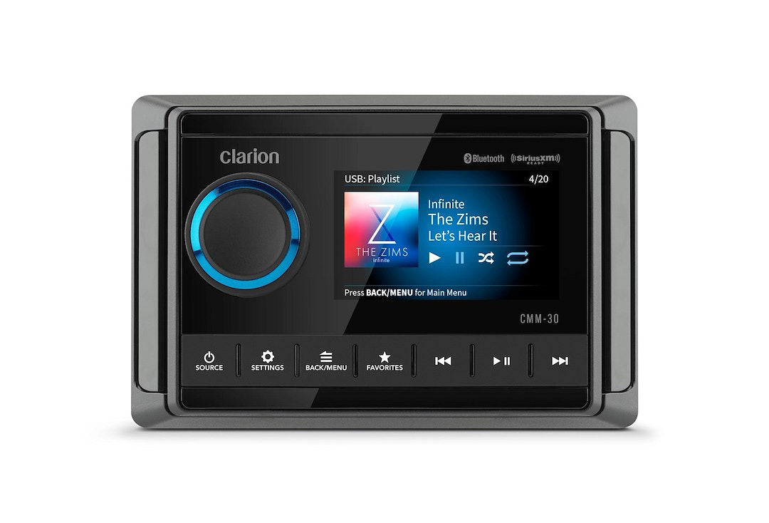 Clarion Marine Source Unit with 3-inch Display – Model 0100322400