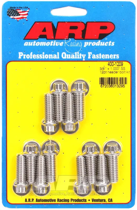 ARP HDR Bolt Kit 12 Point Part Number 4001209 for Heavy-Duty Applications