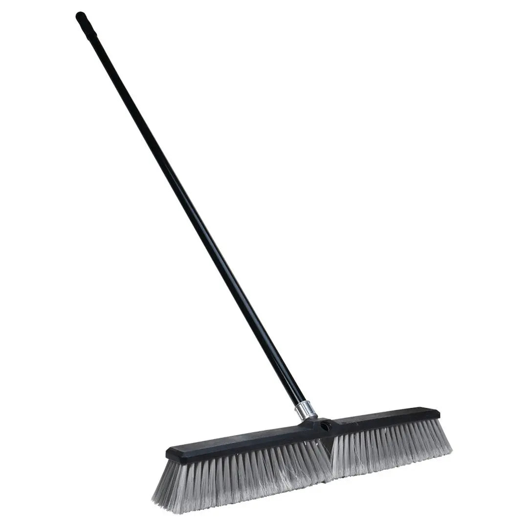 Perform Tool W28 24-Inch Shop Broom with Steel Handle for Heavy-Duty Cleaning
