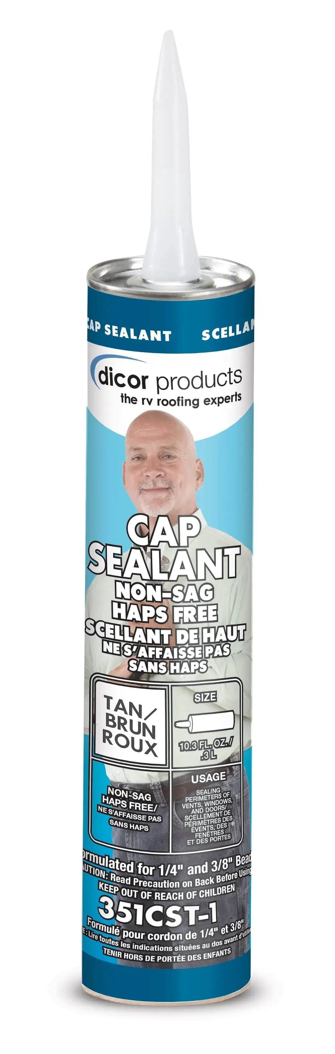 DICOR CORP 351CST1 Tan Cap Sealant – Durable and Reliable Sealant Solution by DICOR CORP