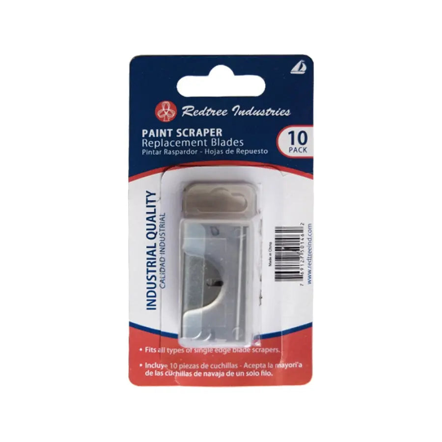 RedTree Industries Blade Scraper Replacement Pack (10 Pieces) – Part No. 50146