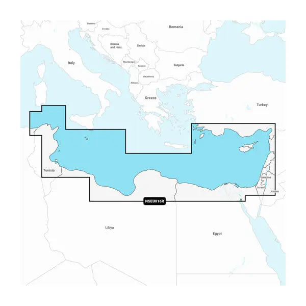 Garmin Carto Mediterranean Sea Southeast Map - Part 010C124120