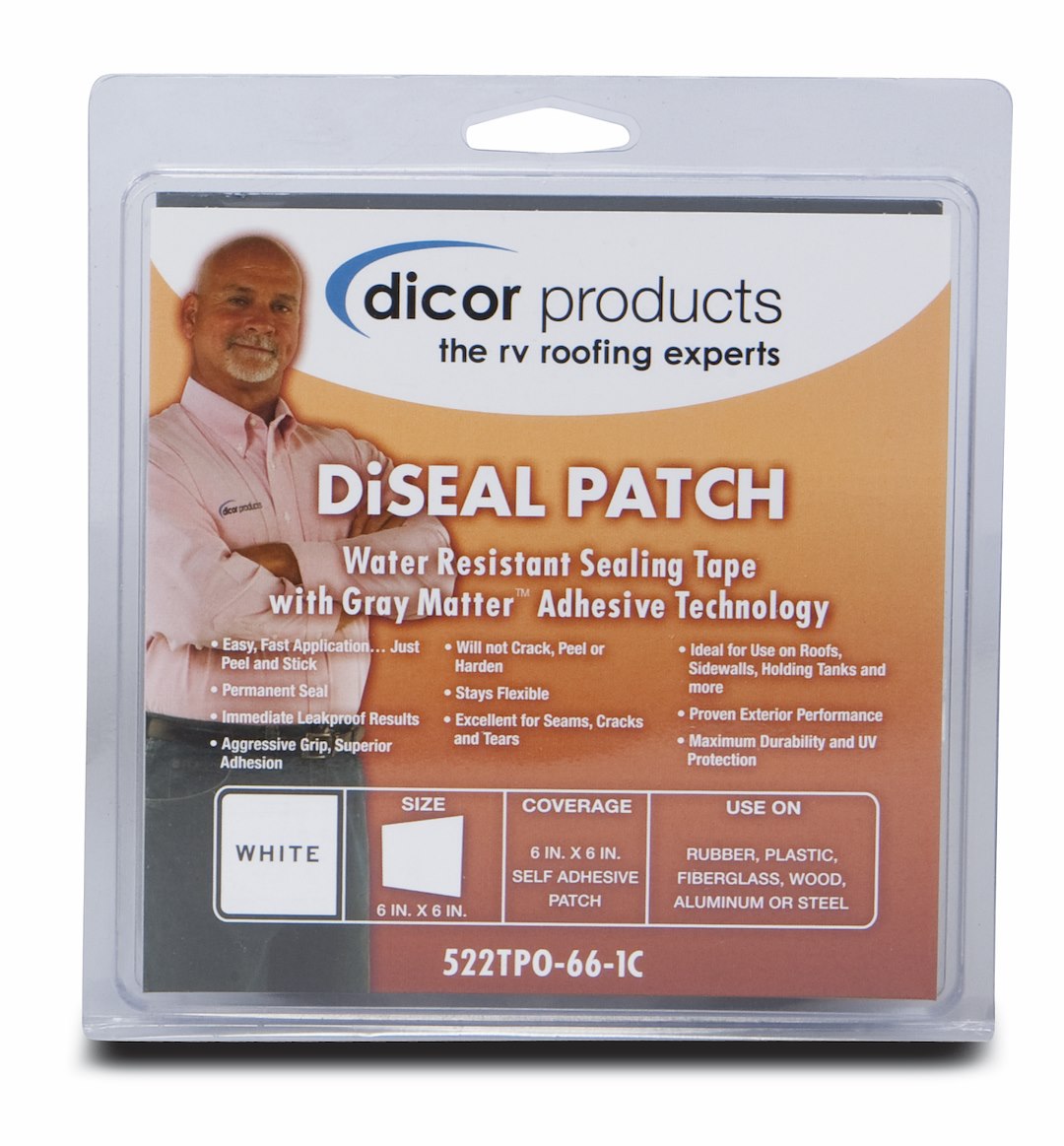 DICOR CORP 6' x 6' DiSeal Self-Adhesive Sealing Solution