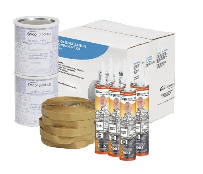 DiCor Corp 601CKT Installation Kit for EPDM Plus and Other Roofing Applications