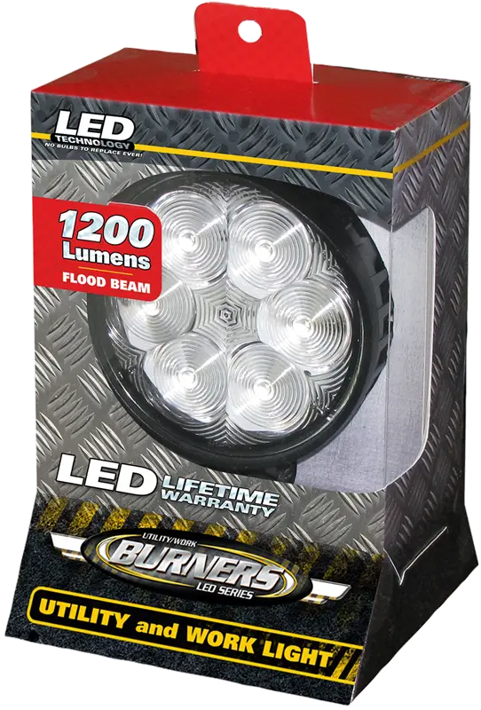 OPTRONICS TLL144FSL 4-Inch Round LED Track Light with 6 Diodes