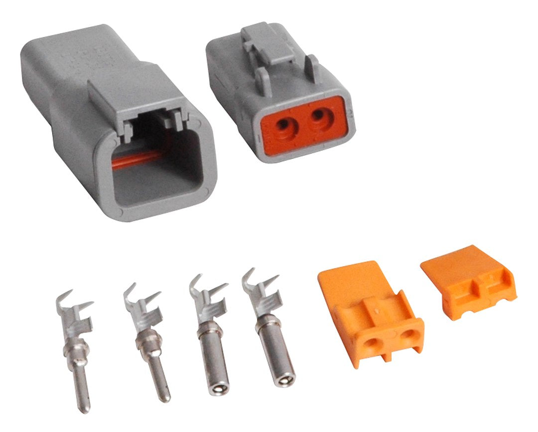 MSD Co. Deutsch 2-Pin Connector, 12-Gauge Wire - Part Number 8184