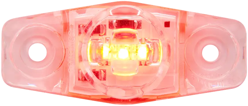 Optronics MCL14CRGBP Mini LED Marker Light with Clear Lens – Horizontal and Vertical Mount, Self-Color