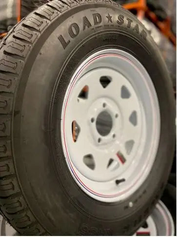 Americana ST205/75R14 C/5H SPK White Steel Wheel Tire