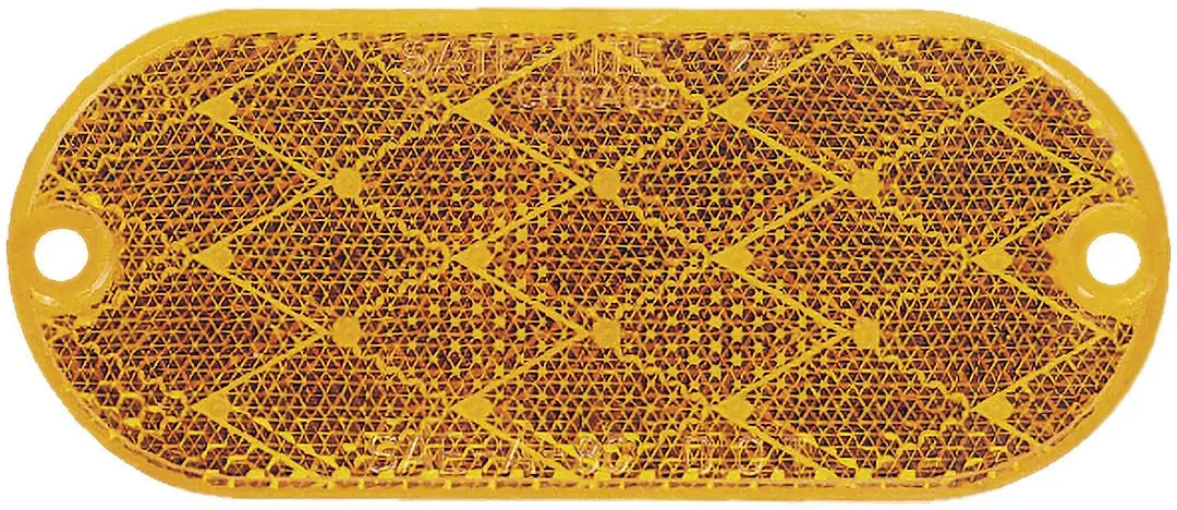 Peterson Manufacturing V480A 2-Pack Amber Reflectors for Enhanced Visibility