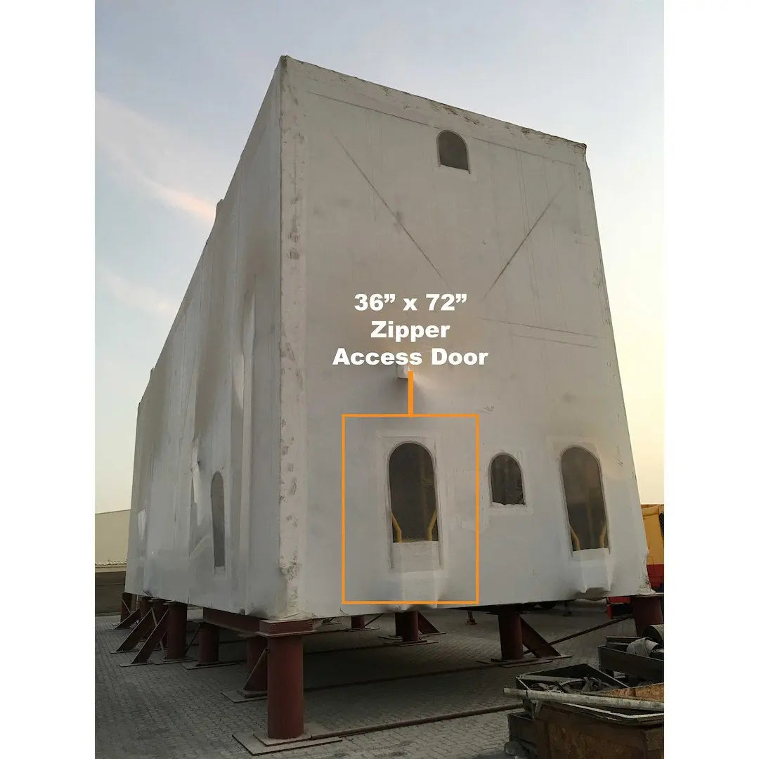 DR.SHRINK DS72 36' x 72' Zipper Access Door for Commercial and Industrial Use