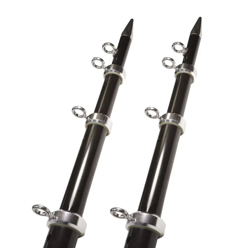 Taco Metals Tele-Outrigger HD 1-1/2 Inch Black and Silver Model OT0542BKA1