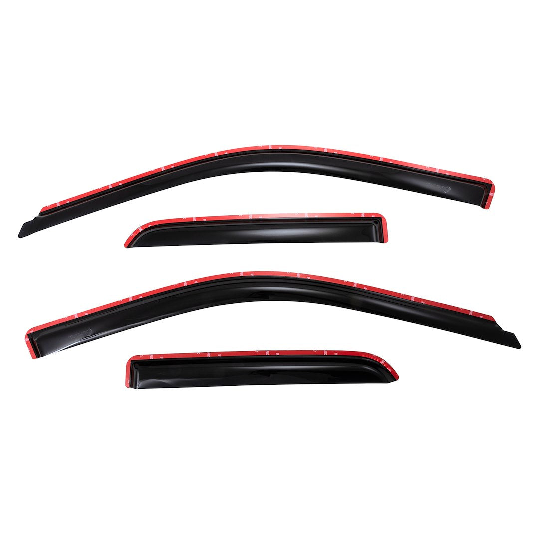 TrailFX T844101IC In-Channel Window Vents Smoke Finish for Ram 1500 (2012-2021) - 4 Piece Set