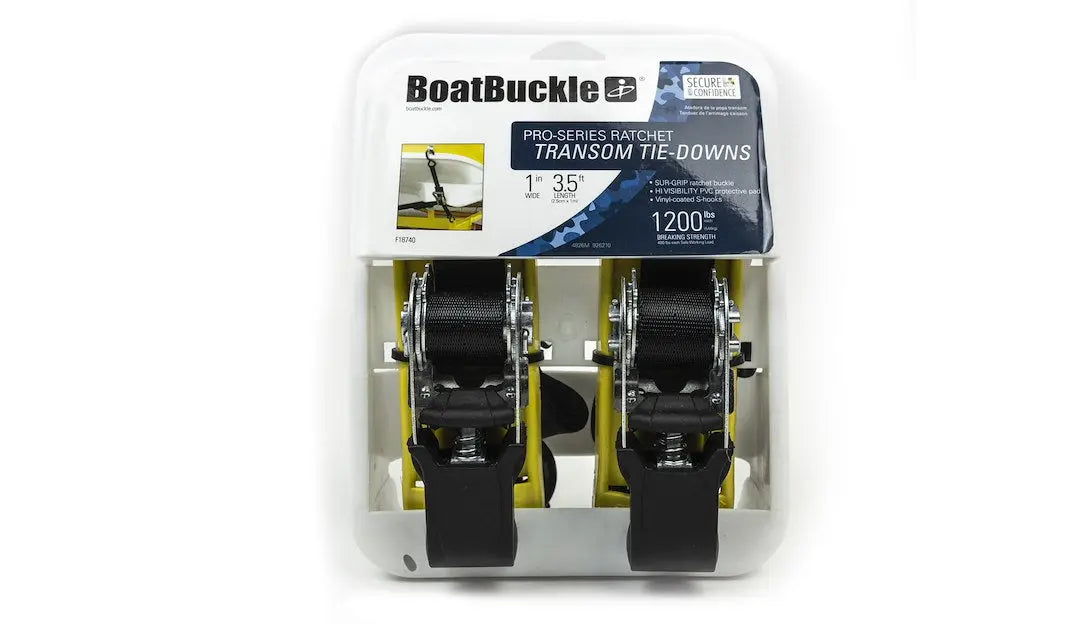 IMMI PRO Series Ratchet Transom 1' x 3' for Secure Boat Tie-Downs