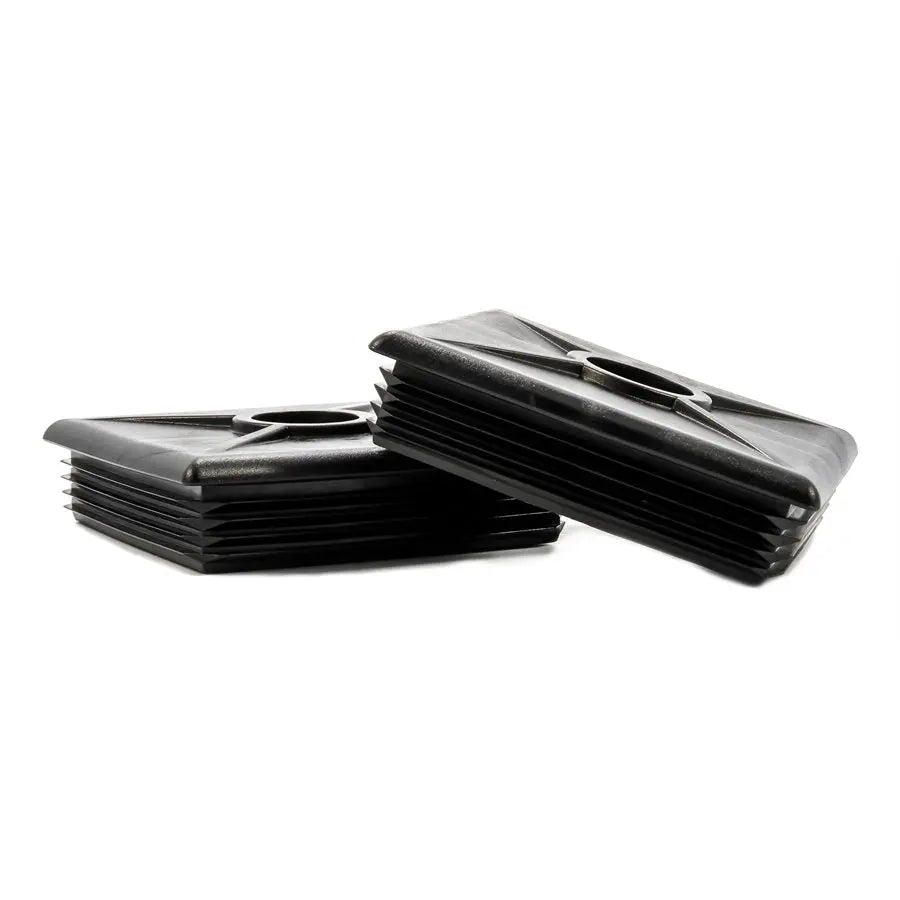 Camco 40303 4' Bumper Cap in Black (2 Pack) for RV and Trailer Protection