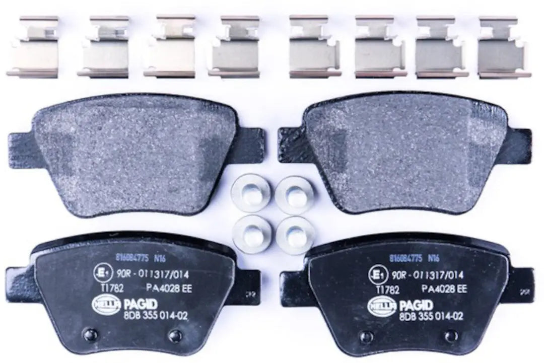 HELLA Brake Pad Set for Disc Brakes - Part Number 355014021