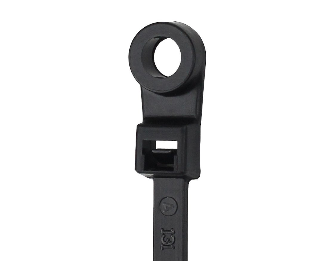 PACER CTMR2S10 Cable Tie, 8 ft Length, Black, 100 Pack