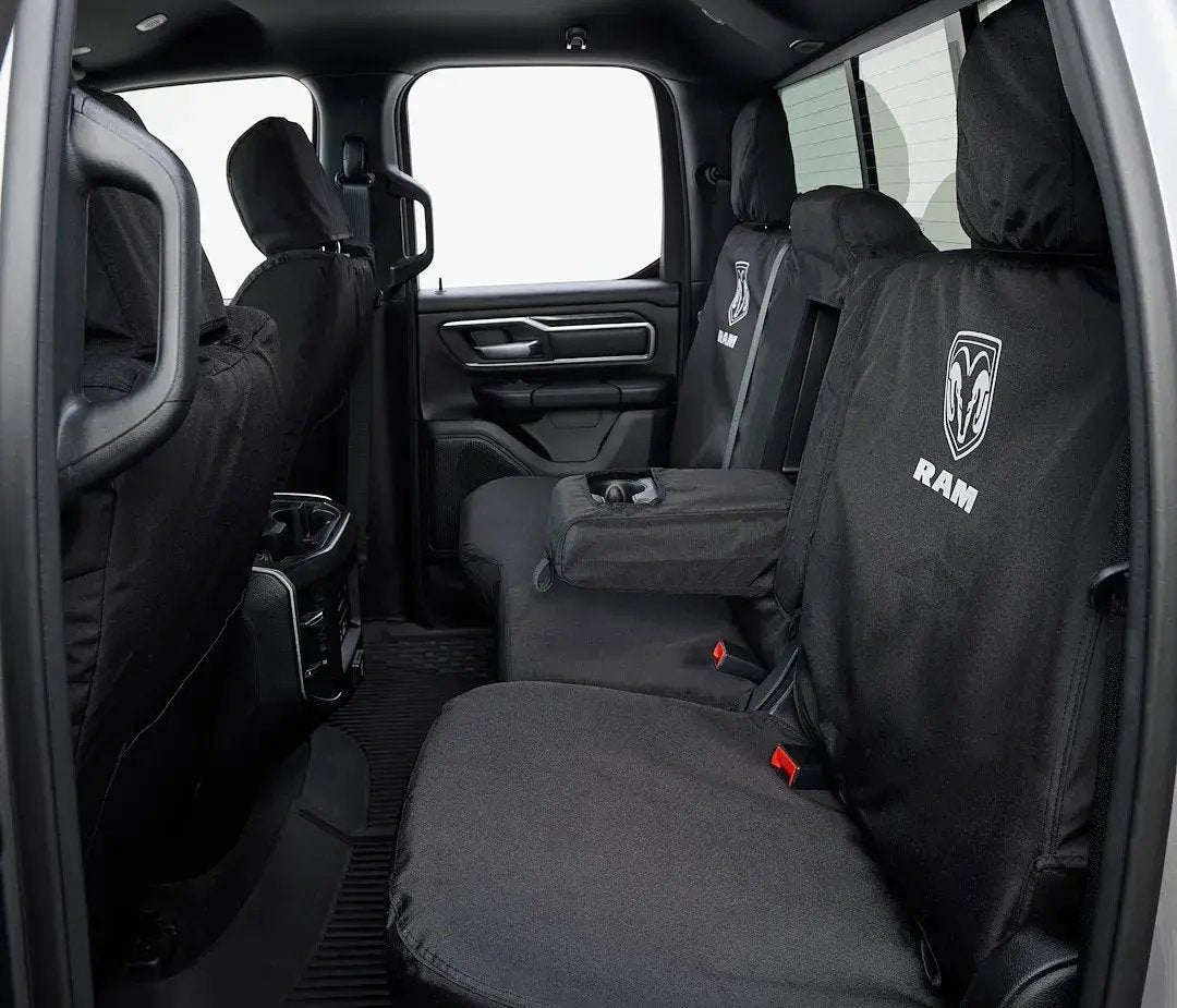 COVERCRAFT Endura Ram Logo Seatsaver Custom Seat Cover - Durable Protection for Your Vehicle Seats by COVERCRAFT