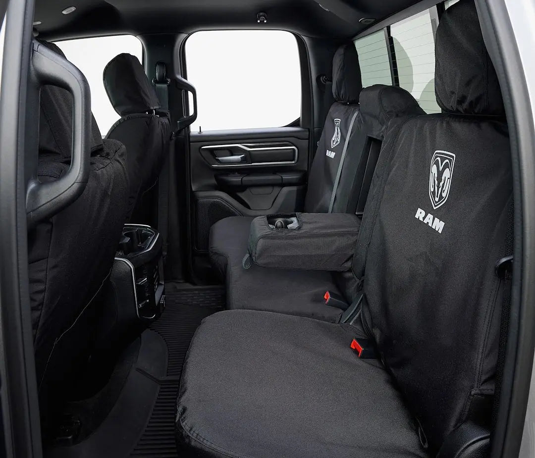 COVERCRAFT Endura Ram Logo Seatsaver Custom Seat Cover - Durable Protection for Your Vehicle Seats