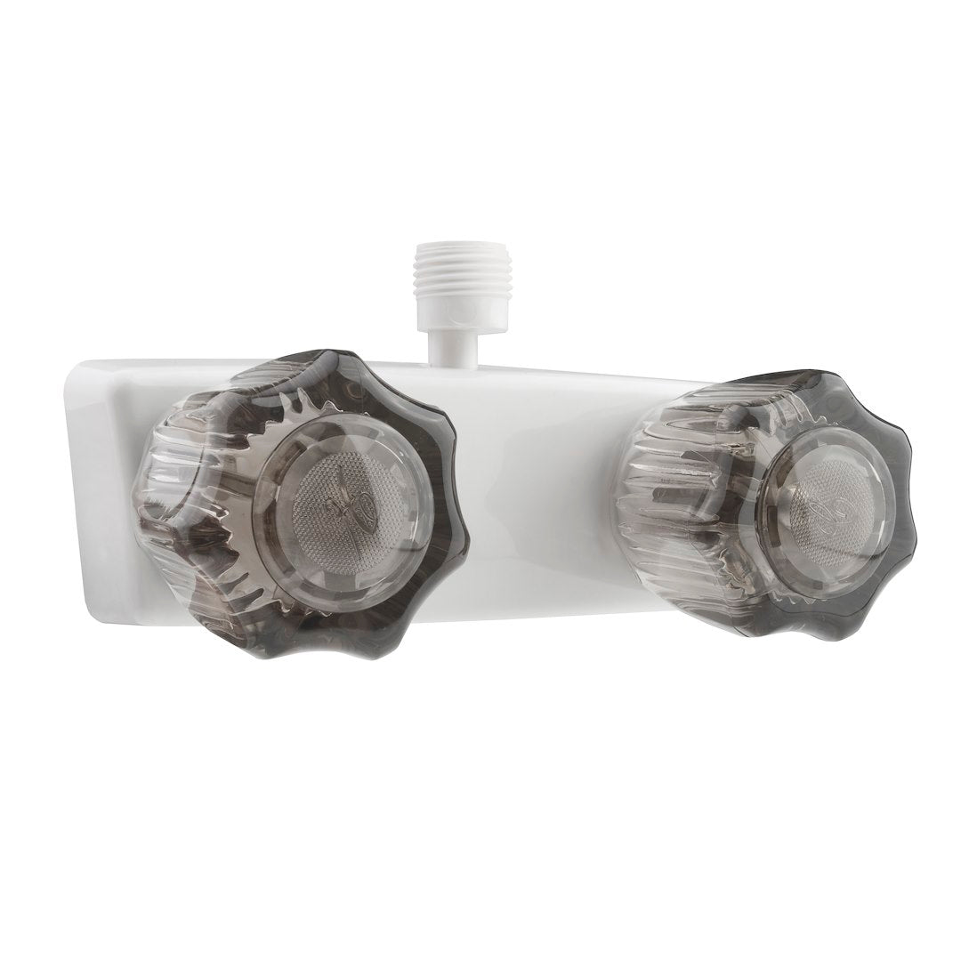 DURA FAUCET DFSA100SWT RV Shower Faucet with White Finish