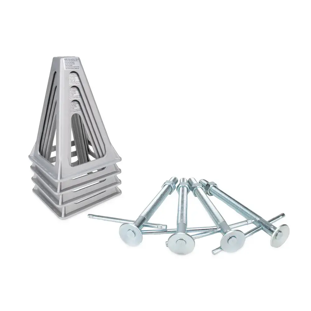 Camco Stack Jacks (4 Pack) - Heavy-Duty Support for RV and Trailer Leveling by CAMCO