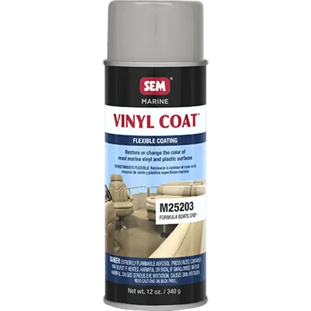 SEM Products M25203 Vinyl Coat for Formula Boats in Grey