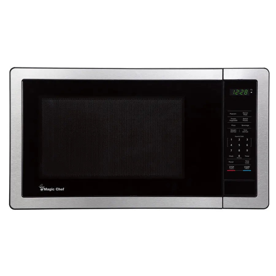 Magic Chef MC110MST 1.1 cu ft Stainless Steel Microwave with 1000 Watts