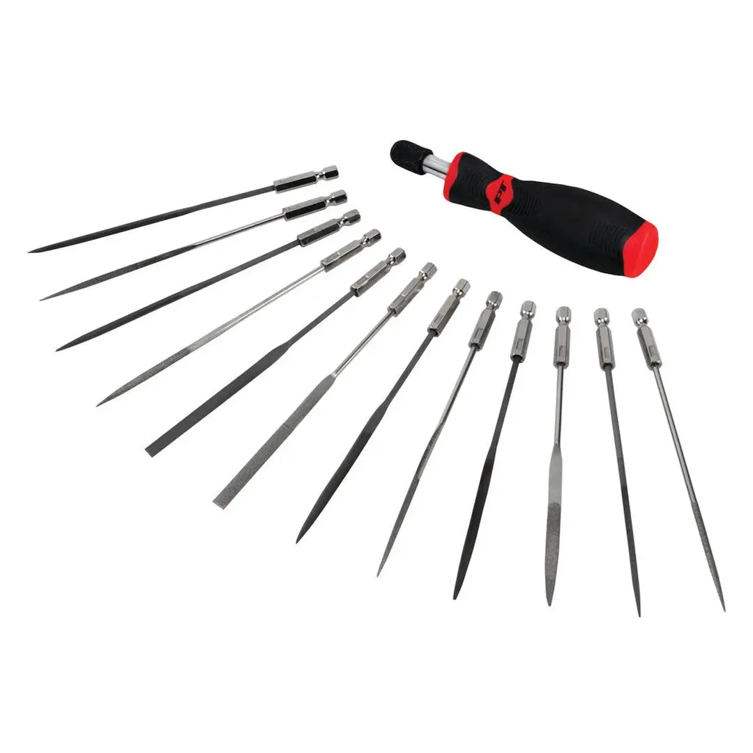 Perform Tool W5391 12-Piece Micro File Set for Precision Filing