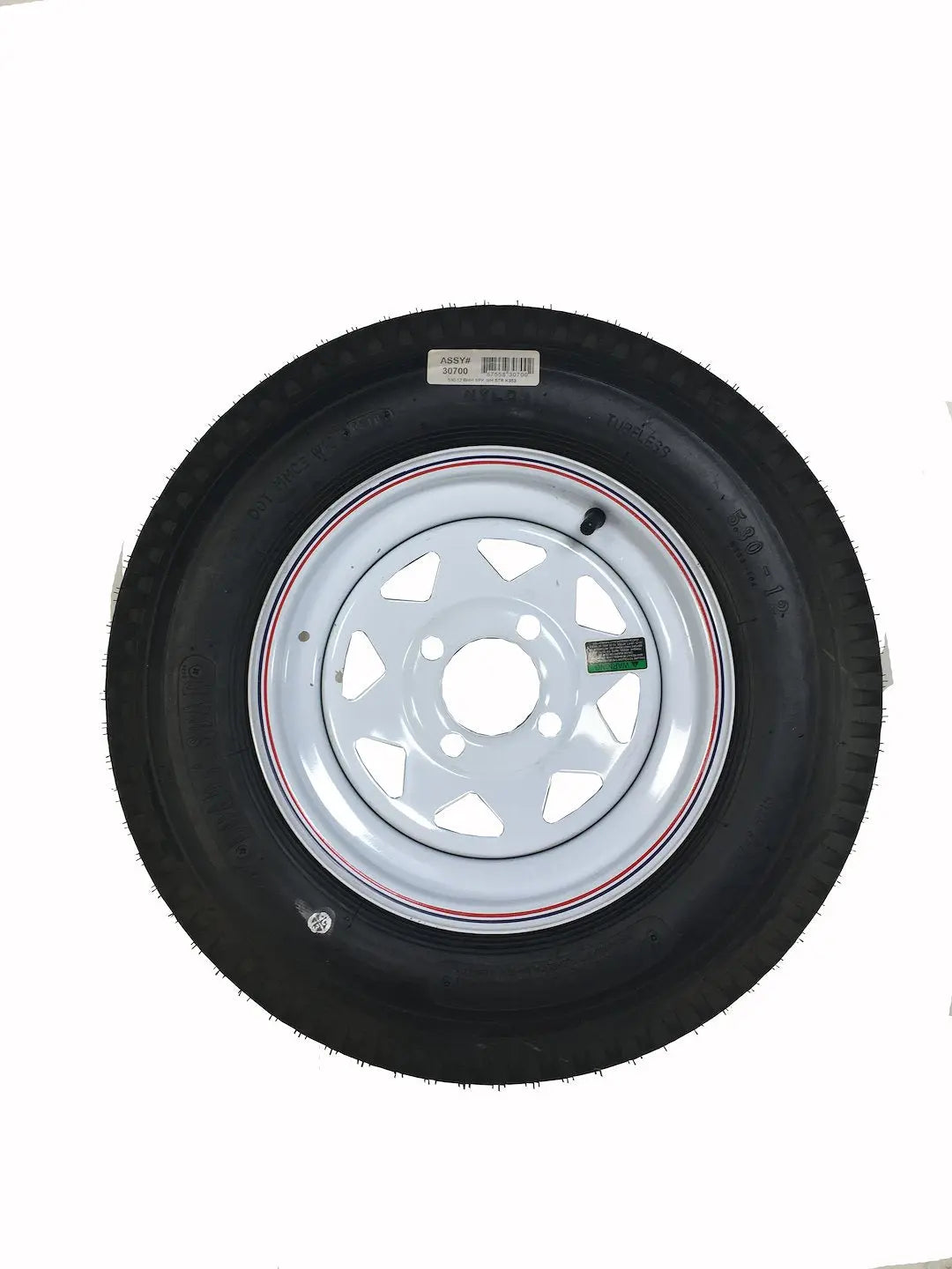 Americana 530-12 B/4H SPK White Steel Speaker with Mounting Hardware