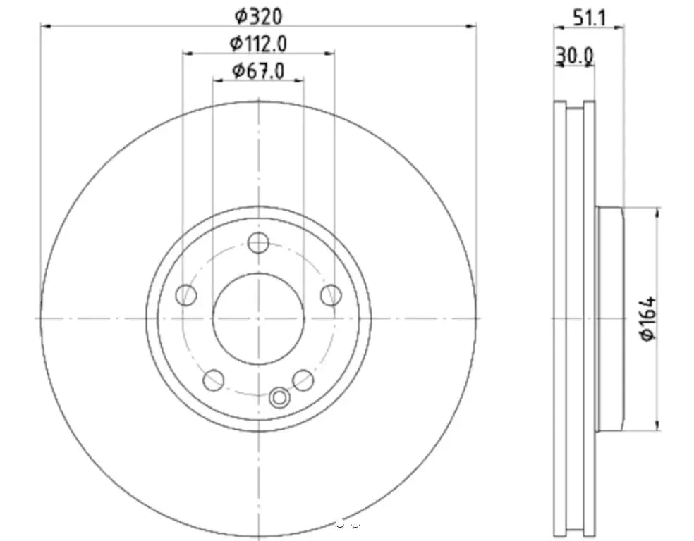 HELLA High Carbon Disc Brake Rotor Part Number 355119702 for Enhanced Braking Performance