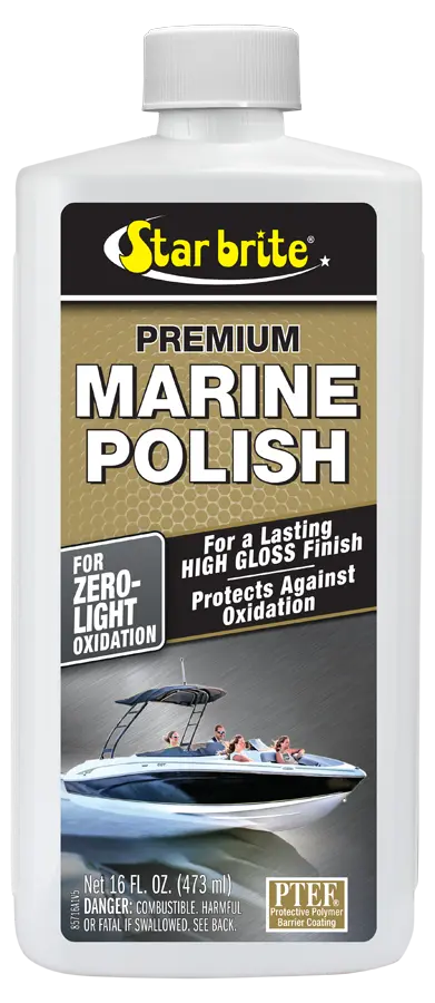 Star Brite Premium Marine Polish with PTEF 16 - High-Gloss Boat Protection and Shine